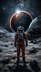 Obraz premium space exploration beyond the event horizon
