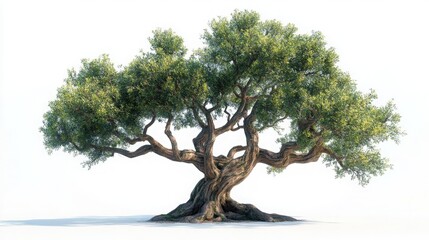 Majestic Olive Tree Representation