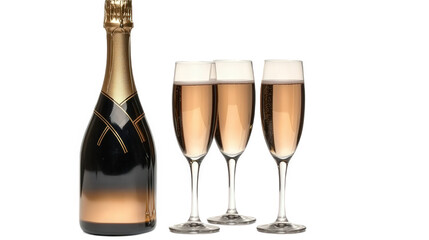 two glasses of champagne