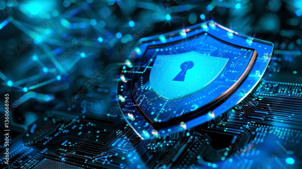 Poster enhancing online security with ai powered solutions and virtual private networks for safe internet u