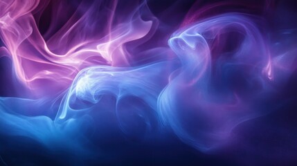 Obraz premium Ethereal clouds of vibrant colors create a mesmerizing visual symphony