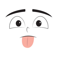 Flat sad expression emote avatar