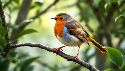 Fototapeta premium robin red breast background 