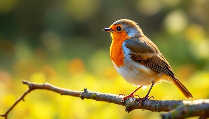 Fototapeta premium robin red breast background 