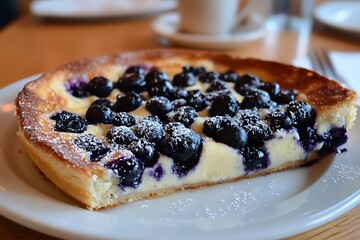 vibrant blueberry pancakes glow with sweet juicy beauty  
