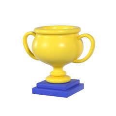 3D Golden Trophy 