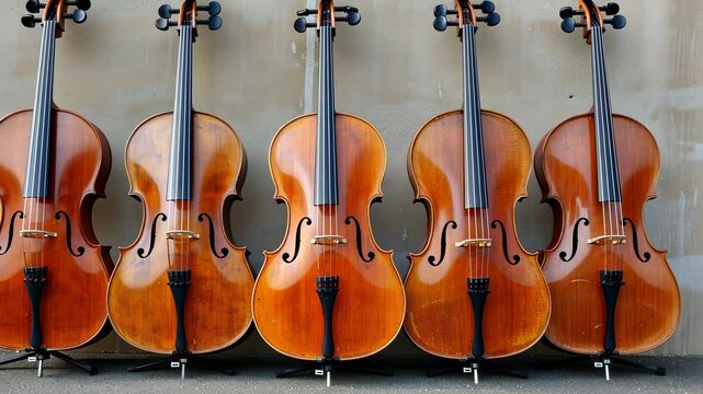 Five Cellos in a Row: A Symphony of Wood and Strings