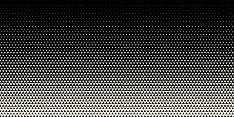 Abstract black geometric hipster fashion design print halftone triangle pattern