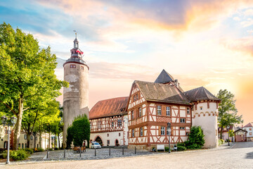 Obraz premium Altstadt, Tauberbischofsheim, Deutschland 