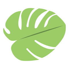 Isolated colored leaf sketch icon