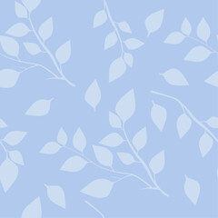 seamless pattern with leaves