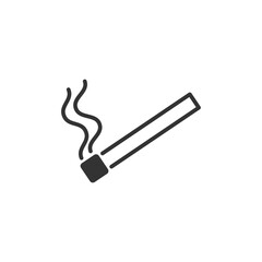 Smoking area icon. Public information symbol modern, simple, vector, icon for website design, mobile app, ui. Vector Illustration