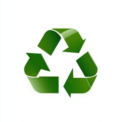 Obraz premium Recycling symbol. Environment conservation concept.