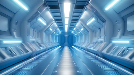 Alien spacecraft interior showcasing advanced engineering design picture