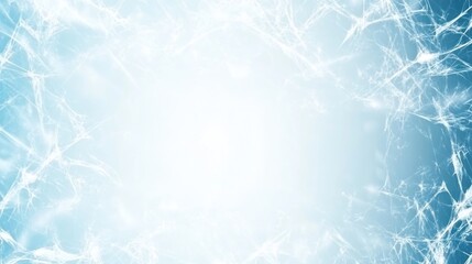 Abstract Winter Wonderland: A Frozen Fractal Landscape