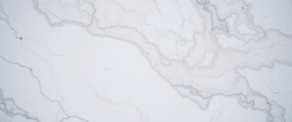Macro Close-Up of Polished Marble with Intricate Veining and Texture in White, Grey, and Beige