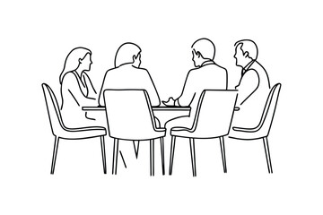 Fototapeta premium Business Meeting Team Collaboration, Strategy Session, Corporate Conference
