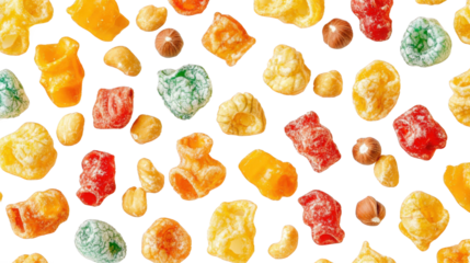 seamless pattern with colorful candy