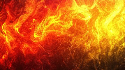 Obraz premium Abstract fire flames background, dynamic movement, possible use for a poster or website header