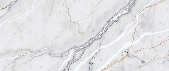 Obraz premium Close-Up of Polished Marble Surface with Intricate Veining and Texture