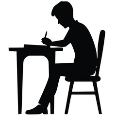 Fototapeta premium girl sitting on a chair and reading a book