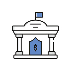 Bank Transfer Vector icon