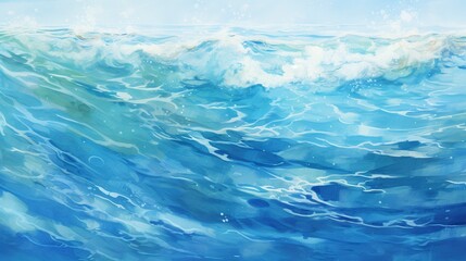 Fototapeta premium A photo of a close-up texture of an underwater sea