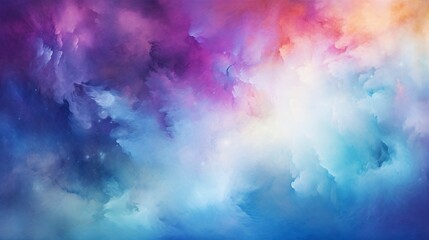 Fototapeta premium A photo of a cosmic abstract watercolor artwork.