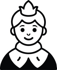 boy line art vector