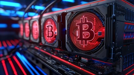 Crypto Mining Rig in Action