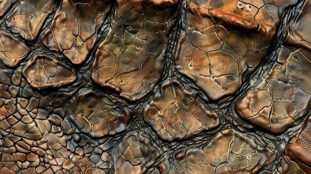 Dinosaur skin texture replicates ancient scales with intricate detail, Ai Generated.
