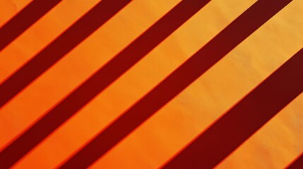 Abstract orange background with diagonal lines. Dynamic shapes 