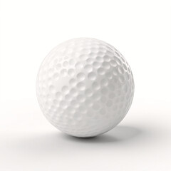 golf ball on white background