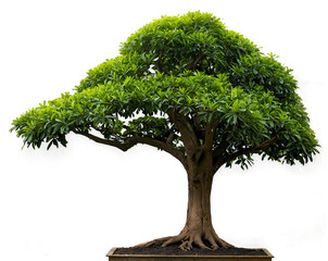 Fototapeta premium Majestic Tualang Tree Standing Tall, A Symbol of Resilience, Growth, and Harmony with Nature's Beauty, Exuding a Sense of Peace and Tranquility in a Natural Setting