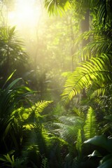 Obraz premium Lush fresh green Spring leaf