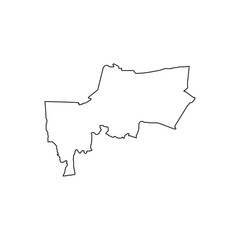 Fototapeta premium Bangkok City Map Icon