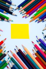Fototapeta premium Colored pencils