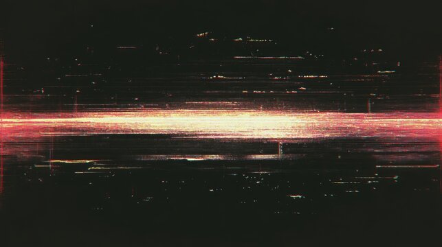 White damage noise glitch error on a black background. Perfect for abstract visuals, retro glitch effects, and cyberpunk-inspired digital art with seamless looping animation.