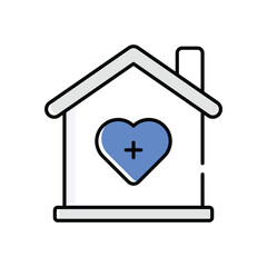 Health Institution Vector icon