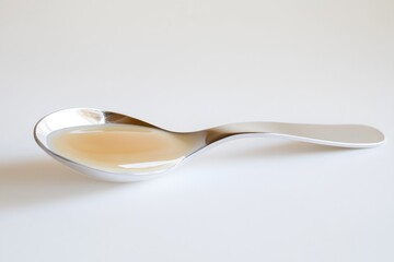 spoon on white background