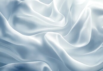 Obraz premium Soft Blue Silk Drape Texture.