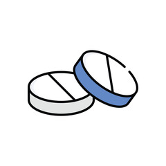 Tablet Pill Vector icon