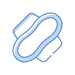 Women Pads Vector icon