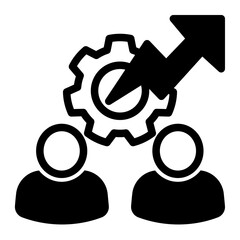 Conflict Management Icon Mixed Style for Team Building Pack Icon Themes