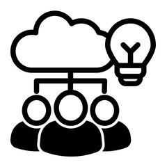 Brainstorming Icon Mixed Style for Team Building Pack Icon Themes