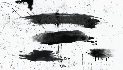 Black Paint brush strokes. Brush strokes texture. Vector paint brush strokes and artistic design elements. 