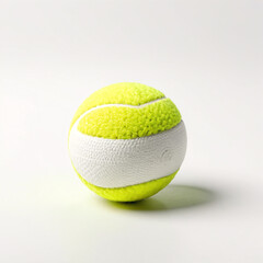 tennis ball on white background