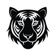 Fototapeta premium head of a tiger vector illustration