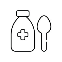 Syrup  Vector icon
