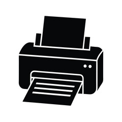 printer icon vector illustration